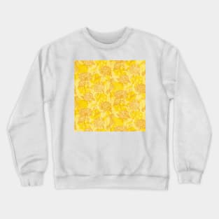 Marigold Spring Hydrangea Crewneck Sweatshirt